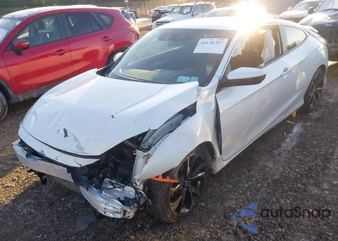 2020 Honda Civic Sport z USA, uszkodzony, nr VIN 2HGFC4A85LH302852